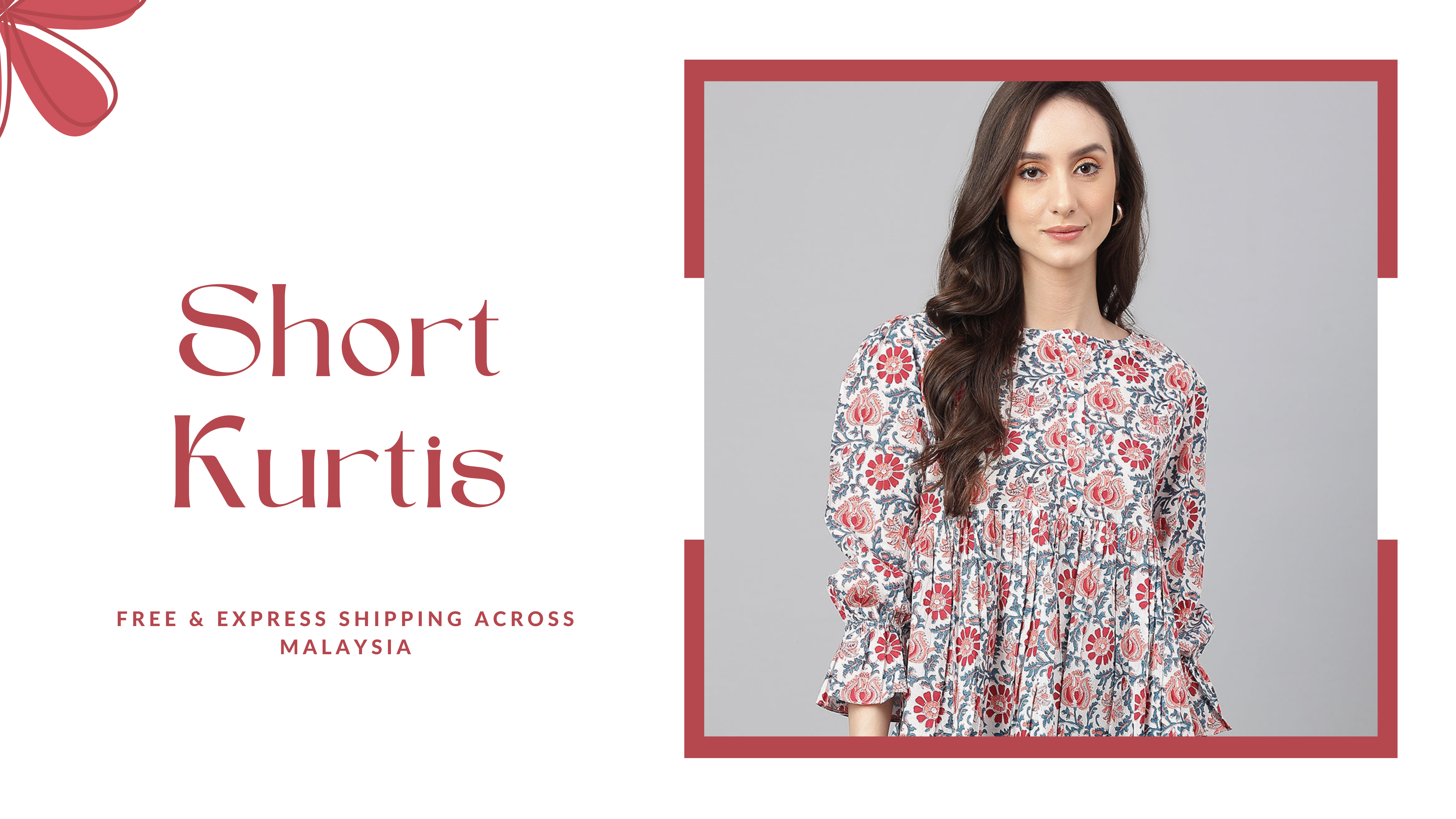 Buy Printed Short Kurtis for Women Online - Swasti Clothing